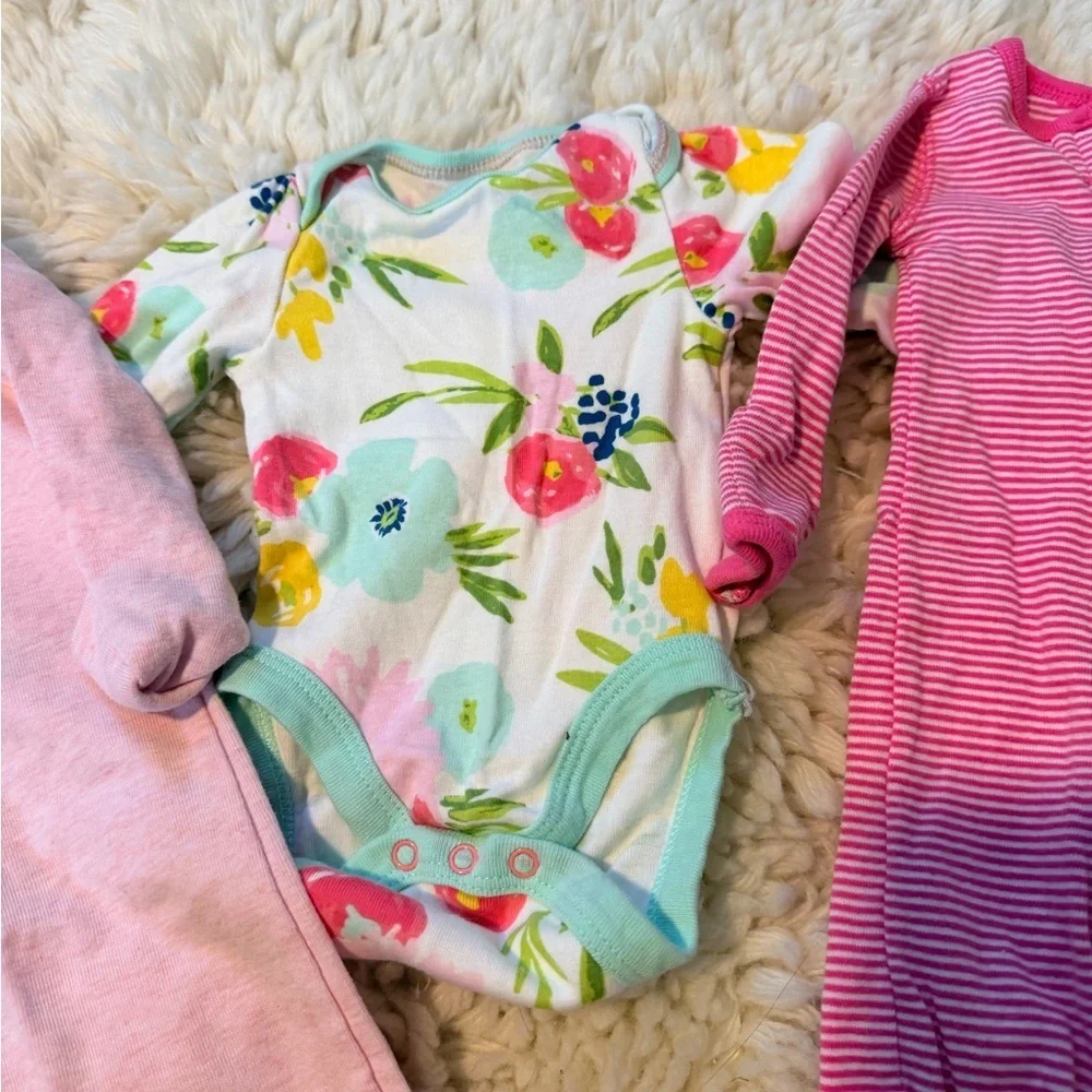 Carter's Pink and Floral Kids Matching Set